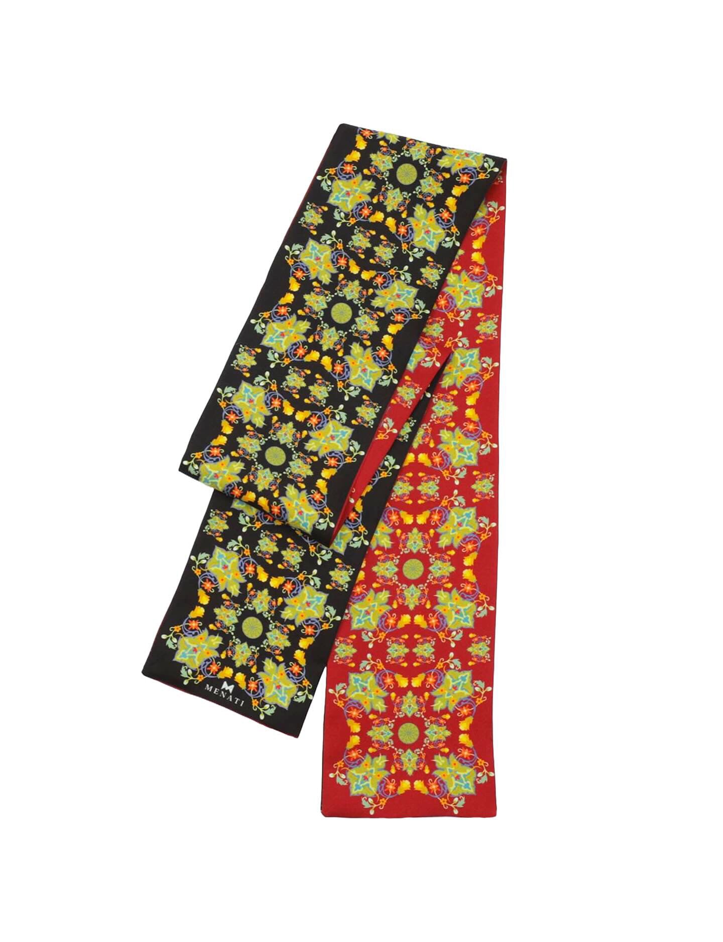 Neck-Scarf (Bandeau) - Black.Burgundy