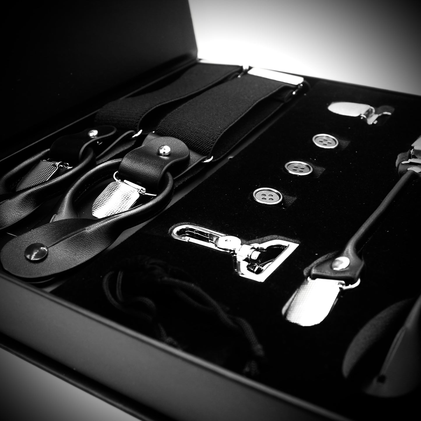 Interchangeable Suspender - BLACK