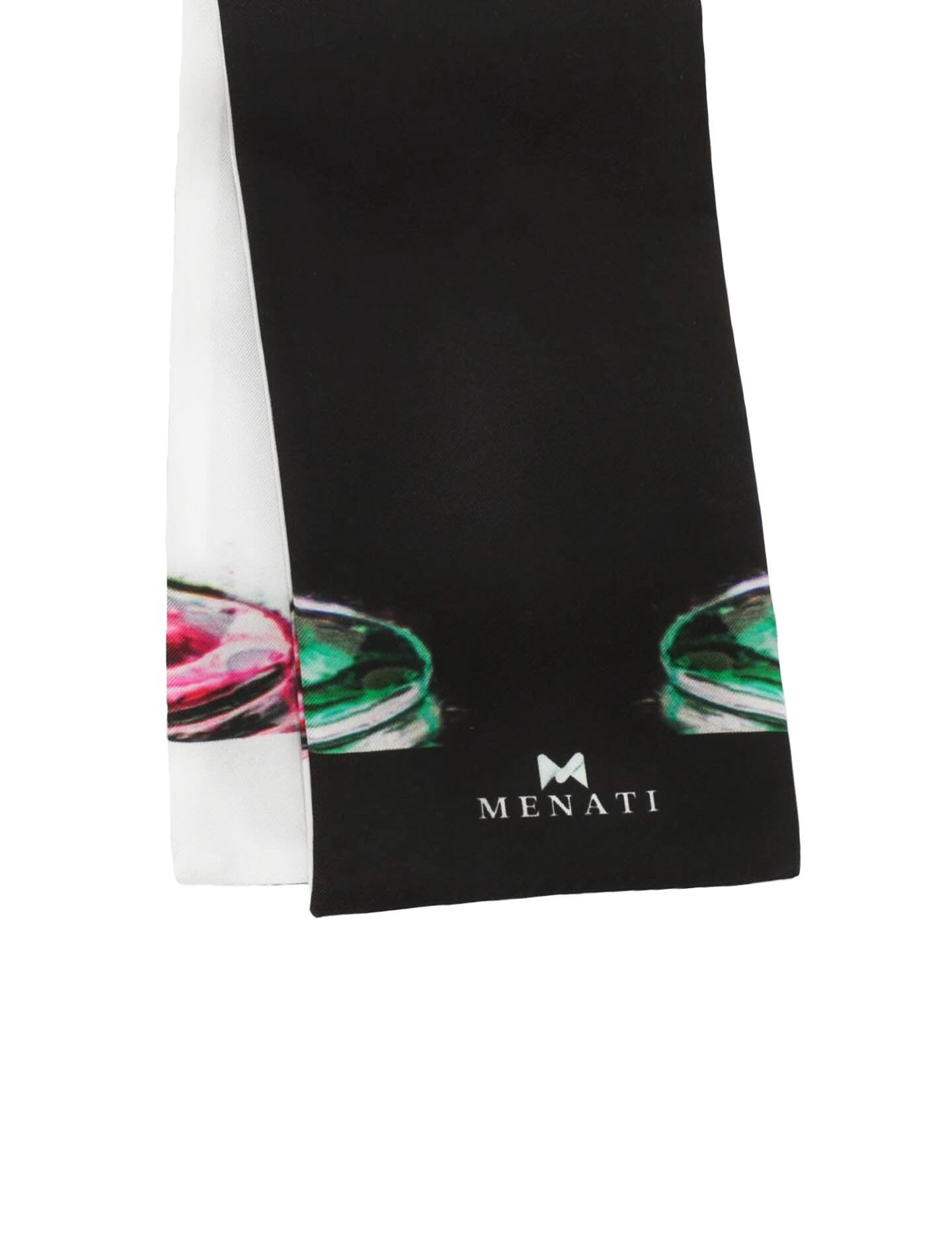 Neck-Scarf (Bandeau) - Black.White