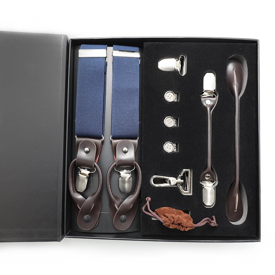 Interchangeable Suspender - NAVY
