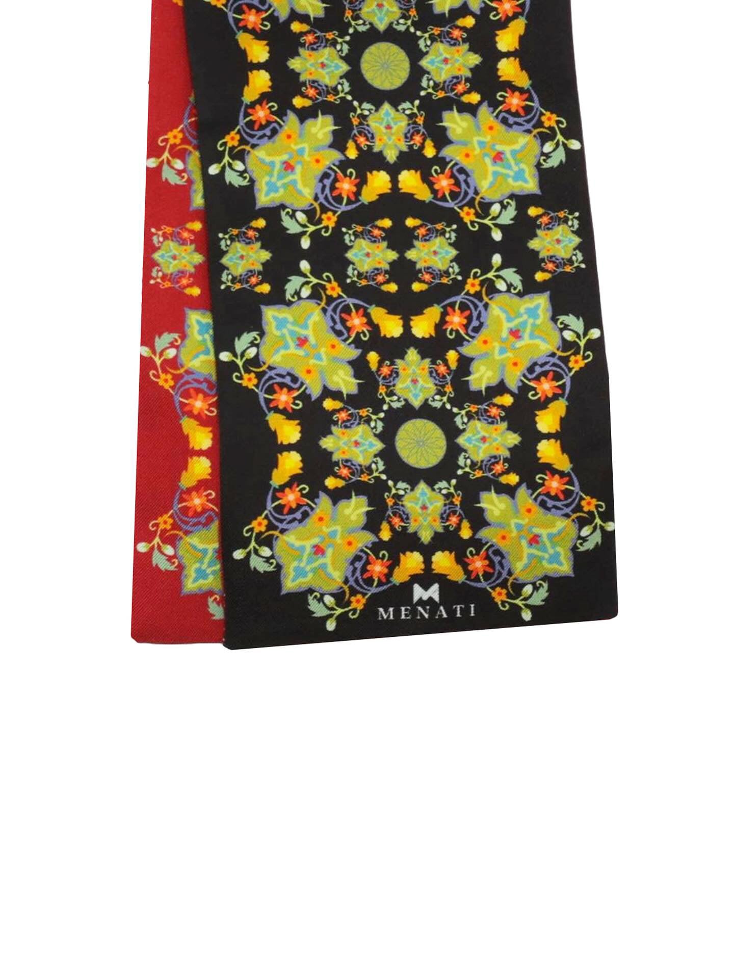 Neck-Scarf (Bandeau) - Black.Burgundy