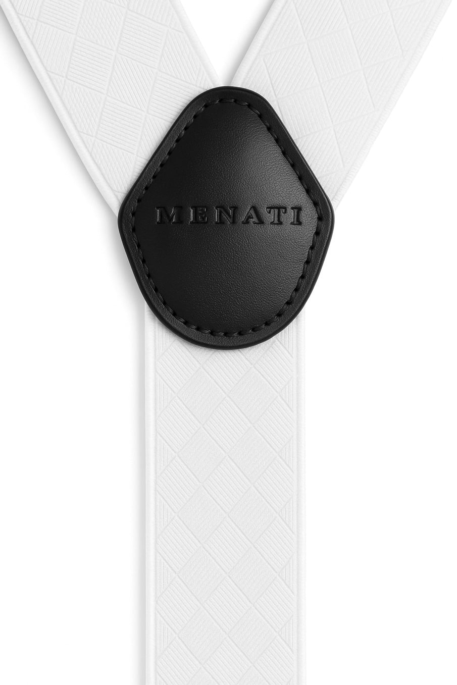 Interchangeable Suspender -
WHITE DIMOND
