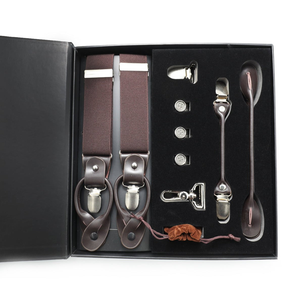 Interchangeable Suspender - COFFEE BROWN