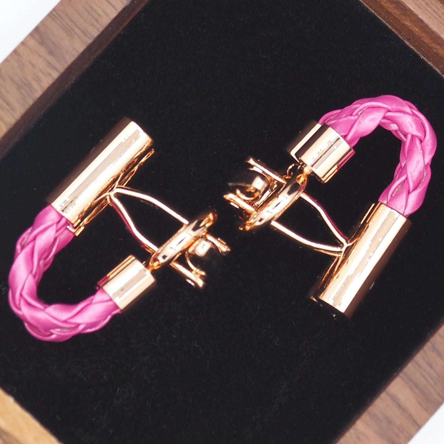 Double Merge Cufflinks - MC2407 - Pink
