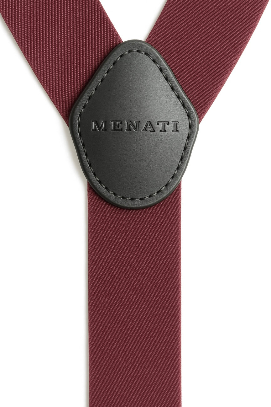 Interchangeable Suspender - BURGUNDY