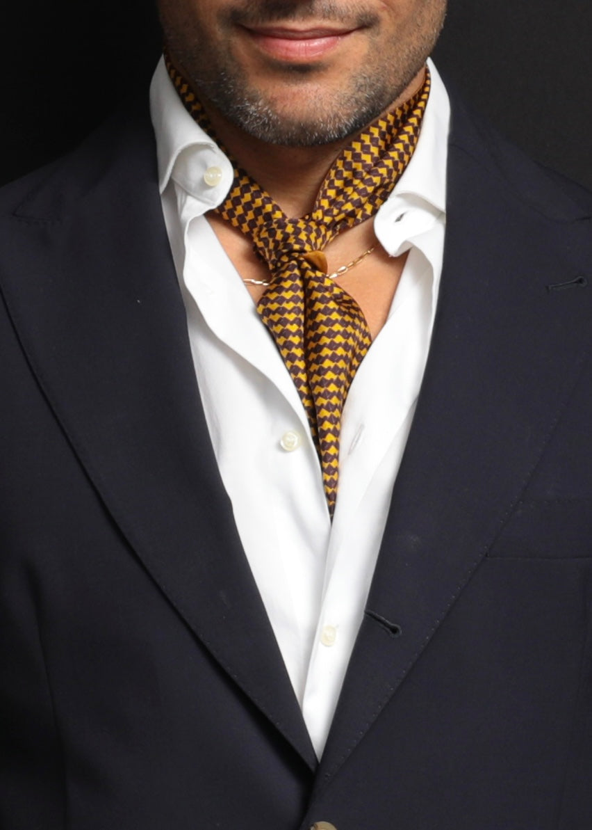 Neck-Scarf (Bandeau) - Mustard.MenLogo
