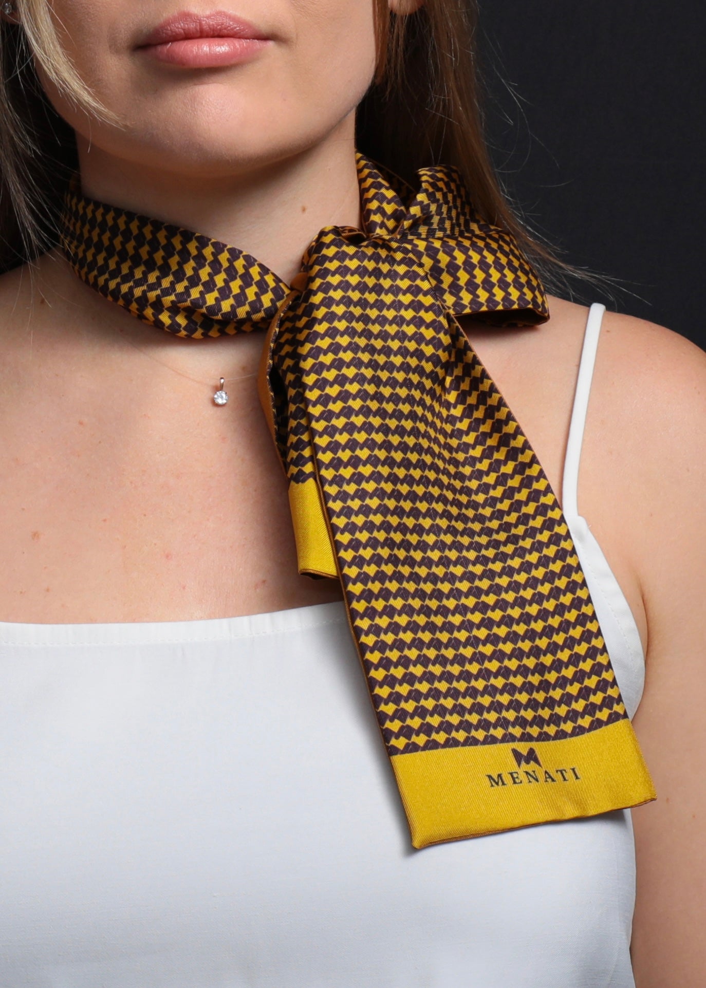 Neck-Scarf (Bandeau) - Mustard.MenLogo