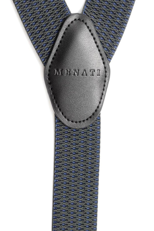 Interchangeable Suspender - 
GREEN-BLUE  WOVEN